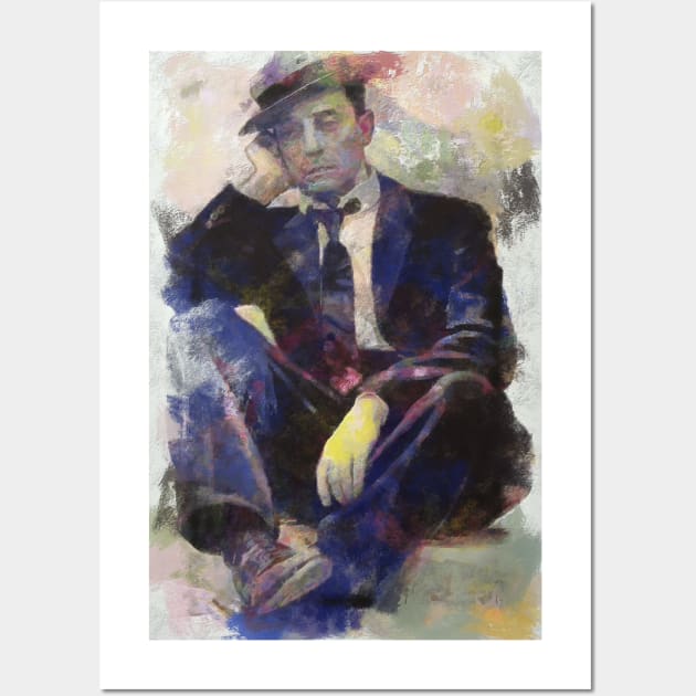 Buster Keaton in Colors Wall Art by Ryan Rad